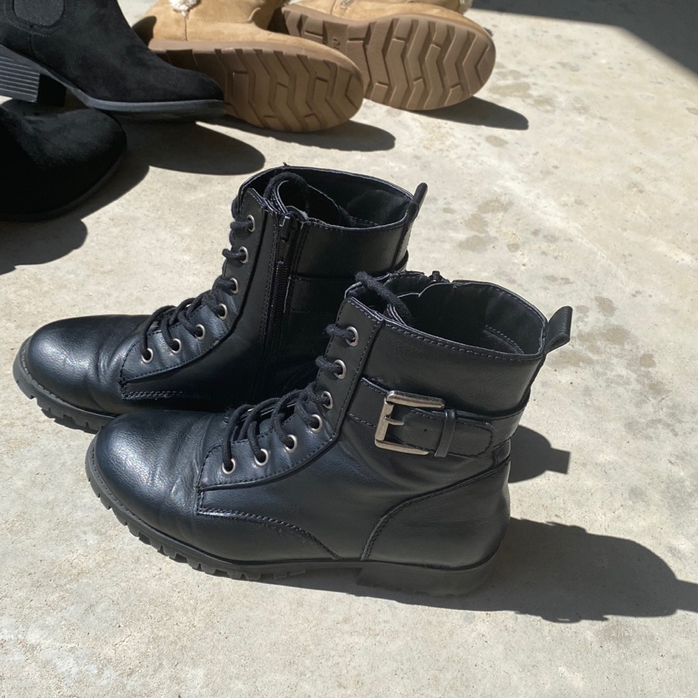 Combat Boots -Black